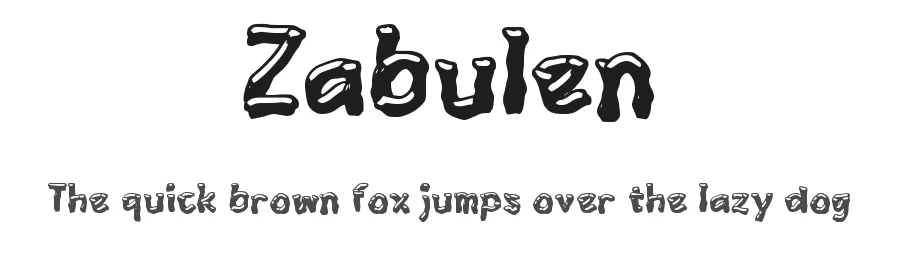 Zabulen by wepfont.com — Decorative Font