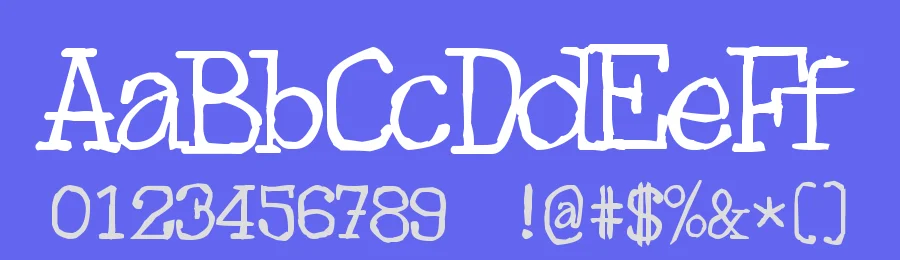 zai Elevator Out Of Order by Tomasz Skowroński — Decorative Font — thumbnail 3