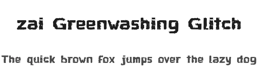 zai Greenwashing Glitch