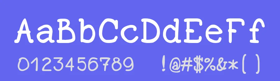 zai Pencil Typewriter by Tomasz Skowroński — Decorative Font — thumbnail 3