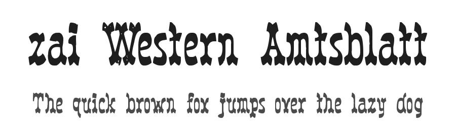 zai Western Amtsblatt