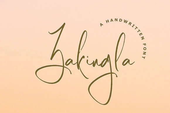 Zakingla Font by Pineungtype & Missinklab — Script Handwritten Font