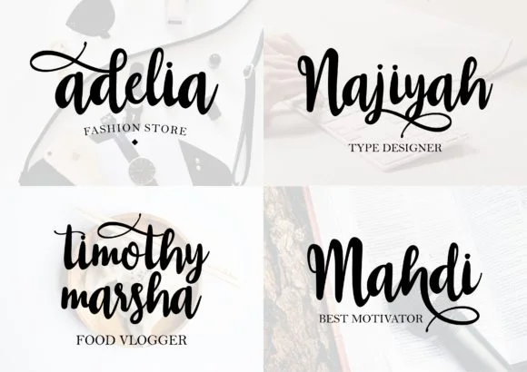 Zakiyah Font by ergibi studio — Script Handwritten Font — thumbnail 4