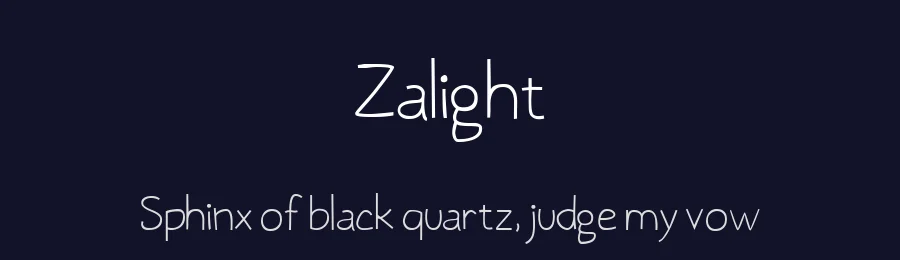Zalight by Pixeluigi — Decorative Font — thumbnail 2