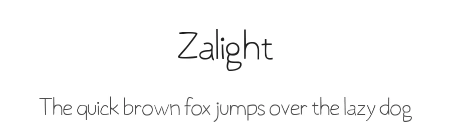 Zalight by Pixeluigi — Decorative Font