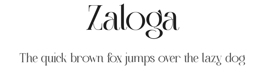 Zaloga by Youthlabs Studio β Sans Serif Font