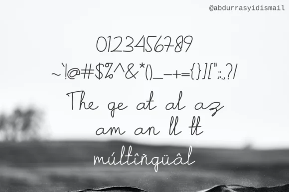 Zamalek Font by Ishmael Studio — Script Handwritten Font — thumbnail 5