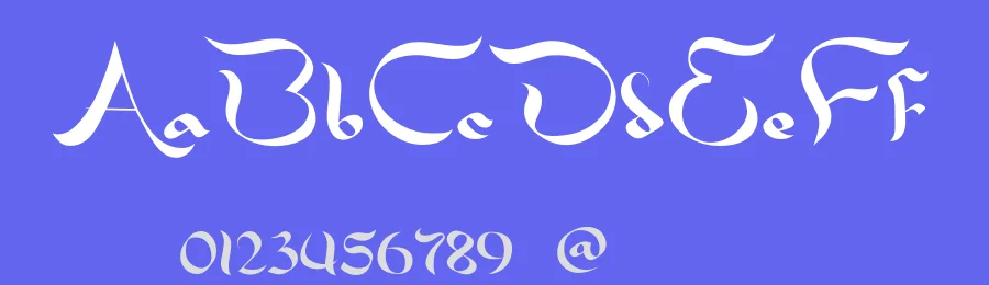 Zanzabar by Sharkshock — Decorative Font — thumbnail 3