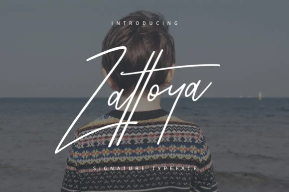 Zattoya Font by Maulana Creative — Script Handwritten Font