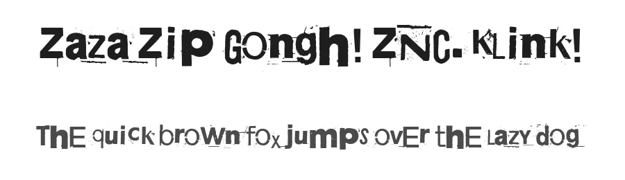 Zaza Zip Gongh! ZNC. Klink!