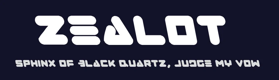 Zealot by Iconian Fonts — Display Font — thumbnail 2