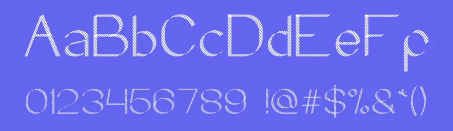 Zebra Cross by weknow — Decorative Font — thumbnail 3
