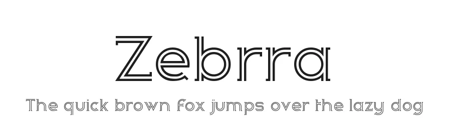 Zebrra by GemFonts / Typotheticals — Decorative Font