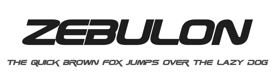 Zebulon by Pixel Sagas — Display Font