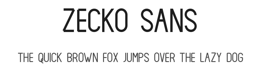 Zecko Sans