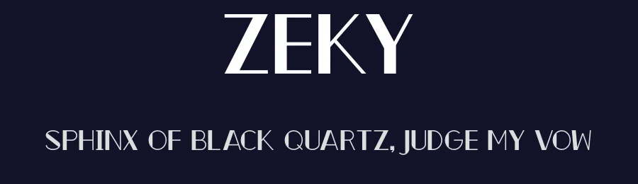Zeky by Graphicfresh — Decorative Font — thumbnail 2