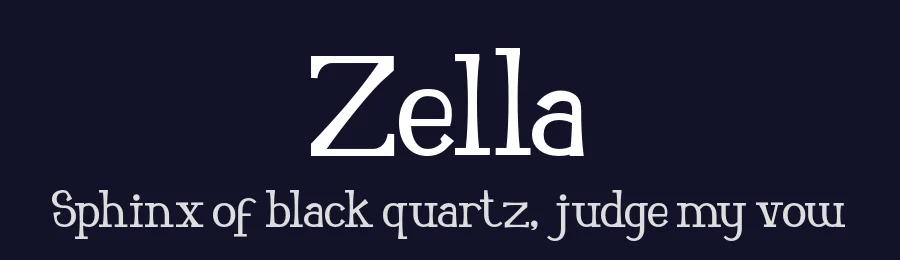 Zella by Display Studio — Serif Font — thumbnail 2