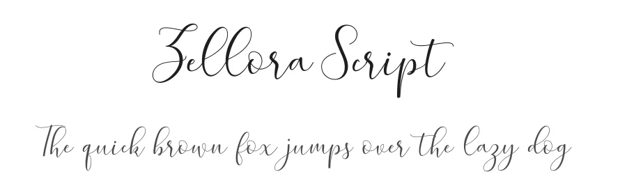 Zellora Script
