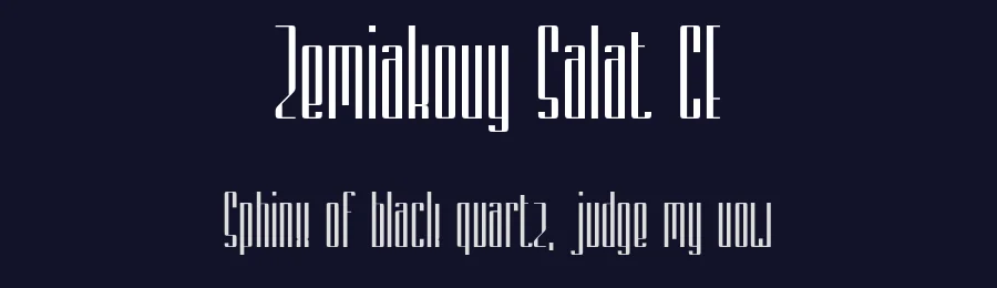 Zemiakovy Salat CE by prask — Decorative Font — thumbnail 2