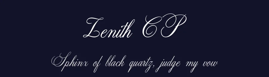 Zenith CP by ClaudeP — Script Handwritten Font — thumbnail 2