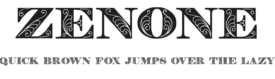 Zenone by Digital Typeface Studio — Decorative Font