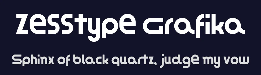 Zesstype Grafika by Z E S S T Y P E — Sans Serif Font — thumbnail 2