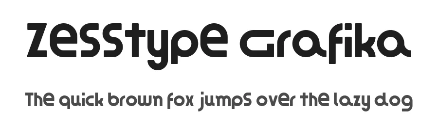 Zesstype Grafika by Z E S S T Y P E — Sans Serif Font