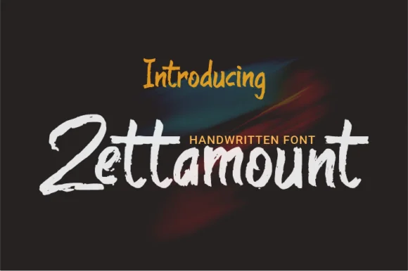Zettamount Font by Hanna Bie — Script Handwritten Font