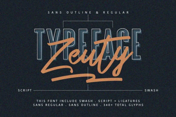 Zeuty Font by Maulana Creative — Script Handwritten Font — thumbnail 7