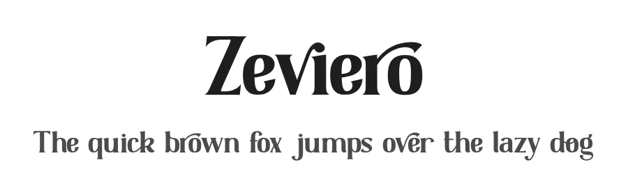 Zeviero by PutraCetol Studio β Sans Serif Font