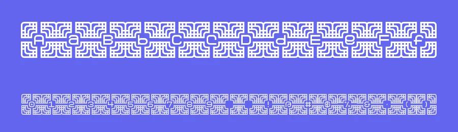 Zigourati by Zephram — Decorative Font — thumbnail 3