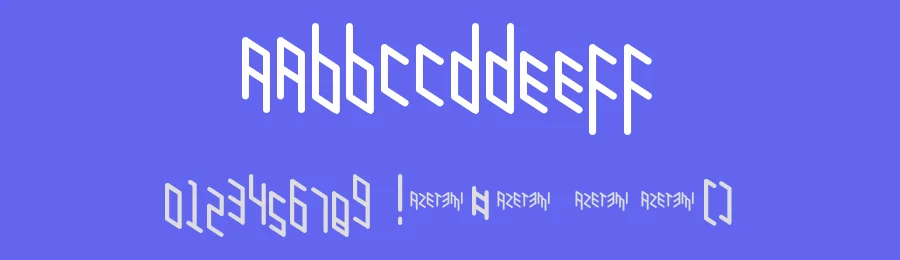 Zigzagzug by Carrot Rope — Decorative Font — thumbnail 3