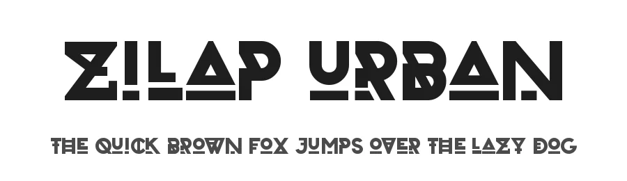 Zilap Urban by LJ Design Studios — Decorative Font