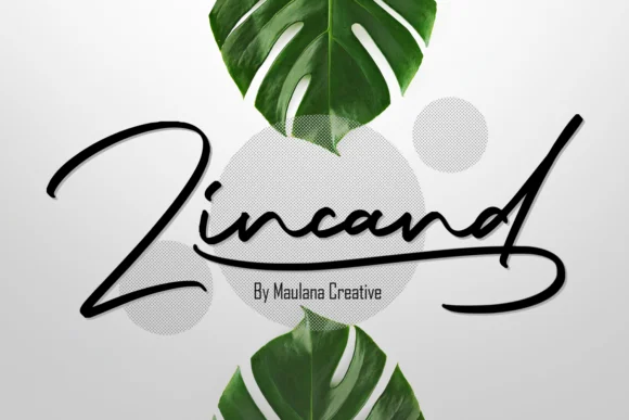 Zincand Font by Maulana Creative — Script Handwritten Font