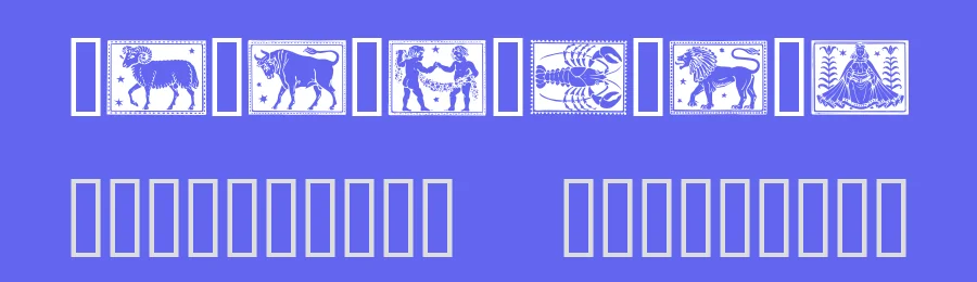 Zodiac 01 by Listemageren — Dingbats Font — thumbnail 3