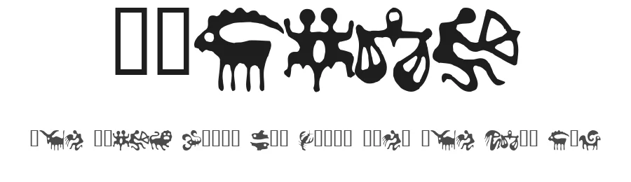 Zodiac by Fontana — Dingbats Font