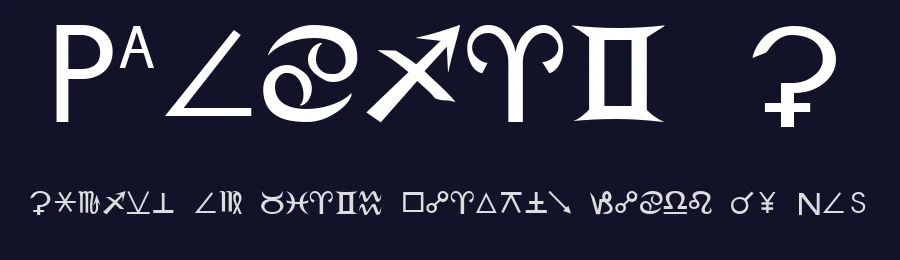 Zodiac S — Dingbats Font — thumbnail 2