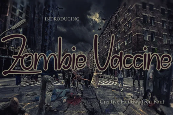 Zombie Vaccine Font by PAYJHOshop — Script Handwritten Font