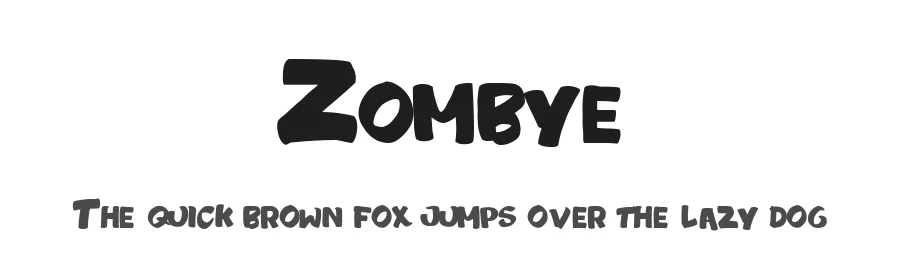 Zombye by tkzgraphic — Decorative Font