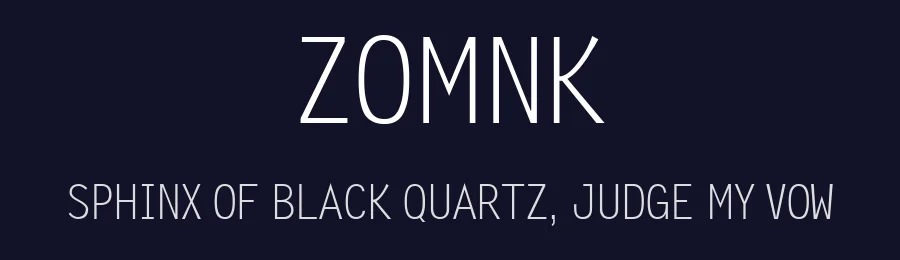 Zomnk by Sparanoid — Sans Serif Font — thumbnail 2