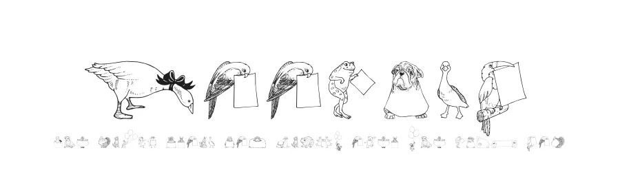 Zooland by Intellecta Design — Dingbats Font