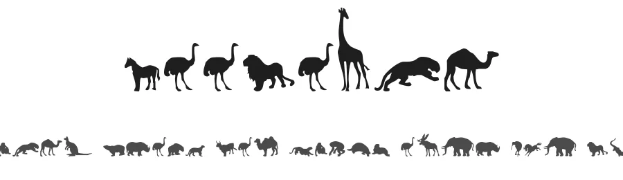 Zoologic by Iconian Fonts — Dingbats Font