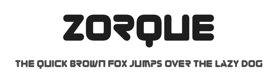 Zorque by Typodermic Fonts — Display Font