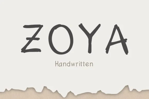 Zoya Font by sipanji figuree — Script Handwritten Font