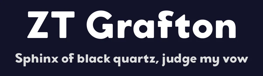 ZT Grafton by Sandi Dez — Sans Serif Font — thumbnail 2