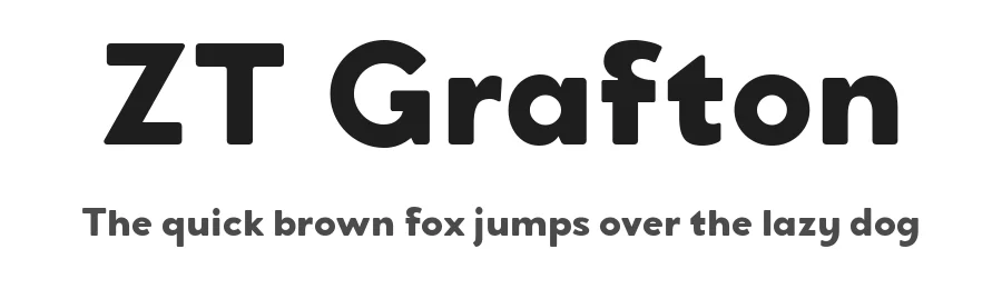 ZT Grafton by Sandi Dez — Sans Serif Font
