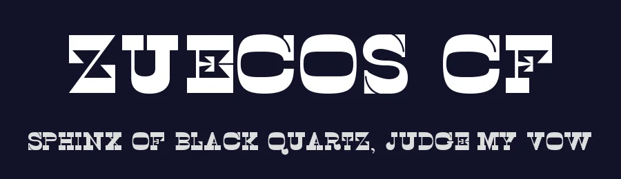 Zuecos CF by Chuck's Fonts — Decorative Font — thumbnail 2