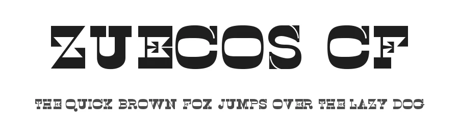 Zuecos CF by Chuck's Fonts — Decorative Font