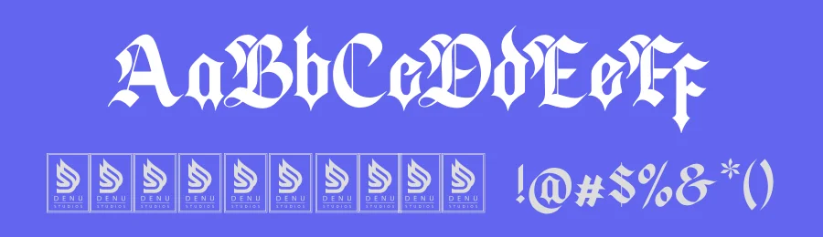 Zussel by Denustudios — Blackletter Font — thumbnail 3