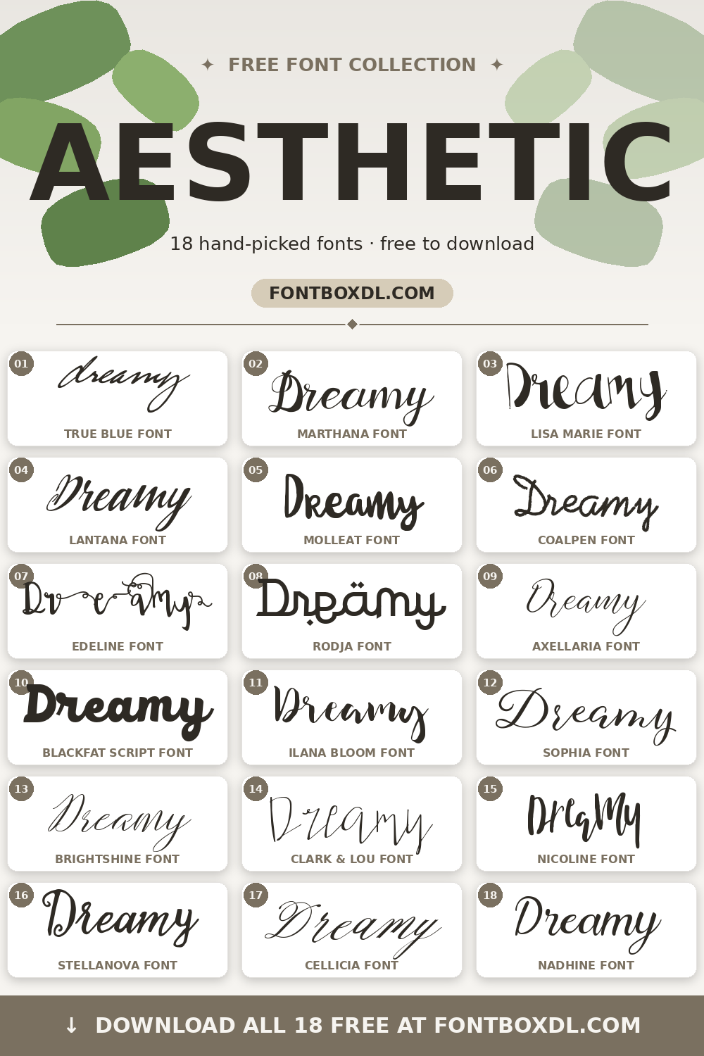 Aesthetic Fonts